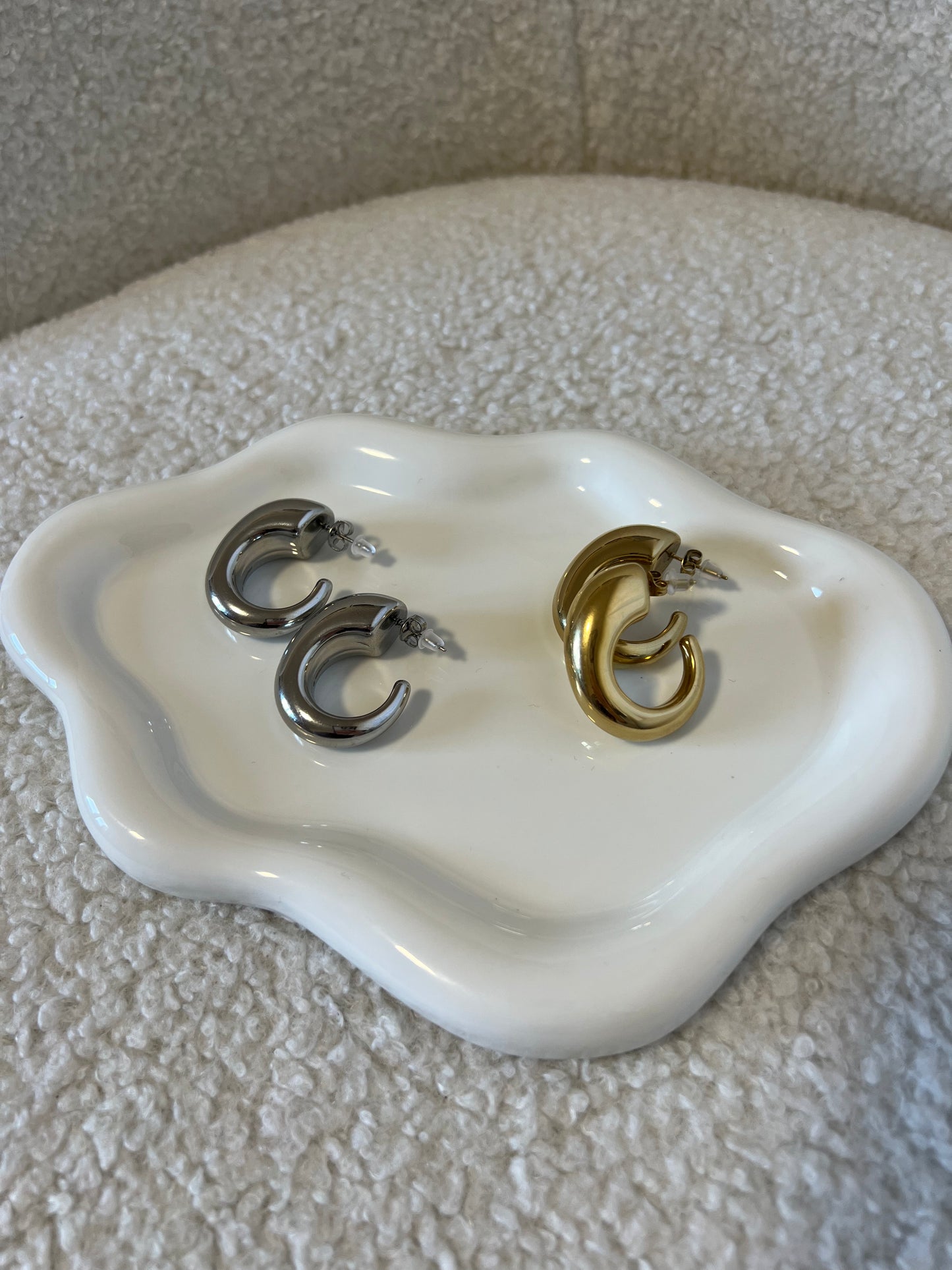 Orecchini - Circle fluid Big