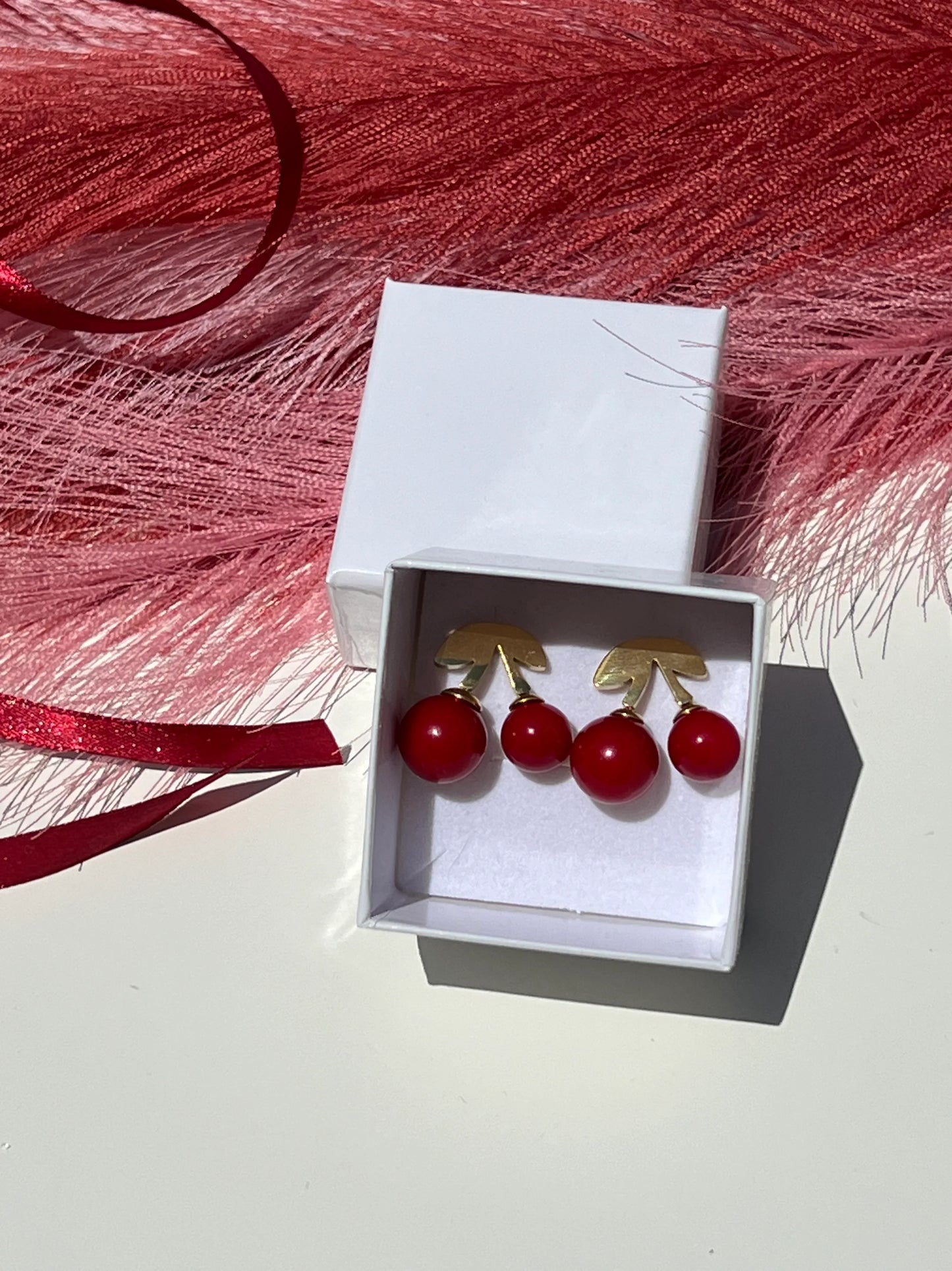 Orecchini grandi cherry 🍒
