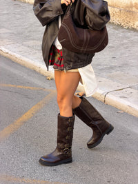 Biker boots Jade - punta tonda