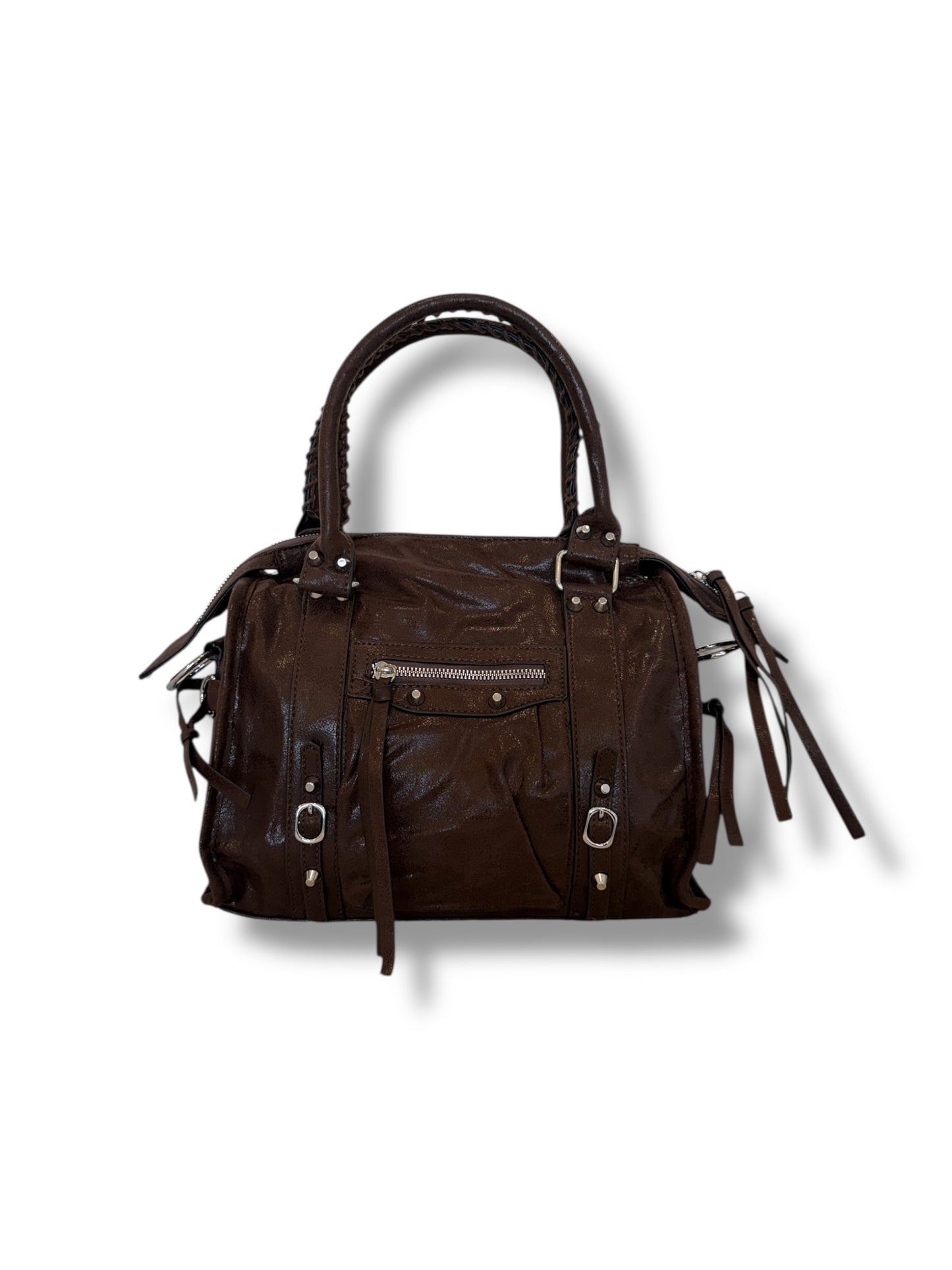 Borsa Amber big - dettagli argento