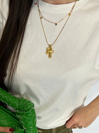 Collana - Cross bold - Les Soeurs 33