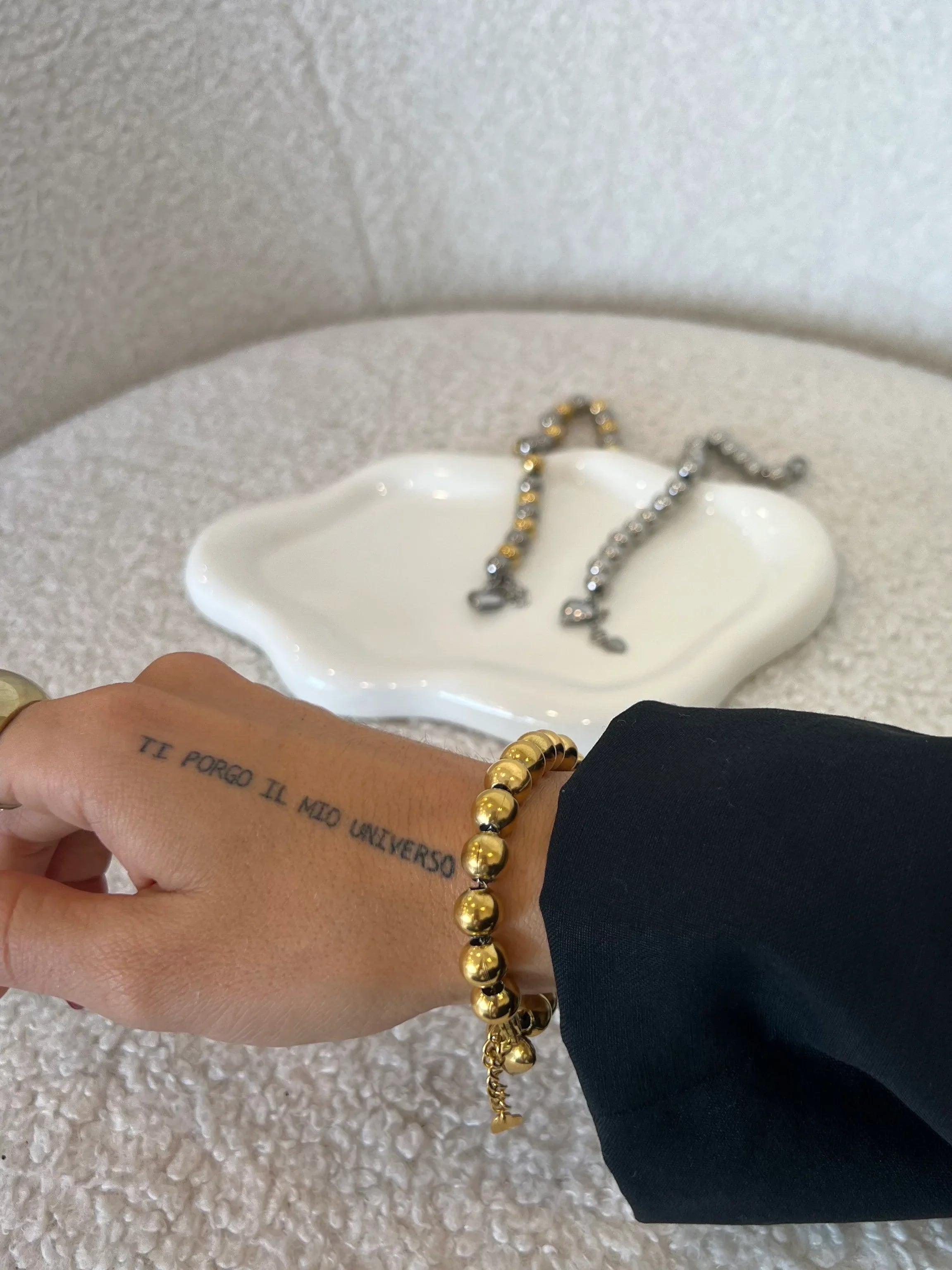 Bracciale - sonaglio con cuore - Les Soeurs 33