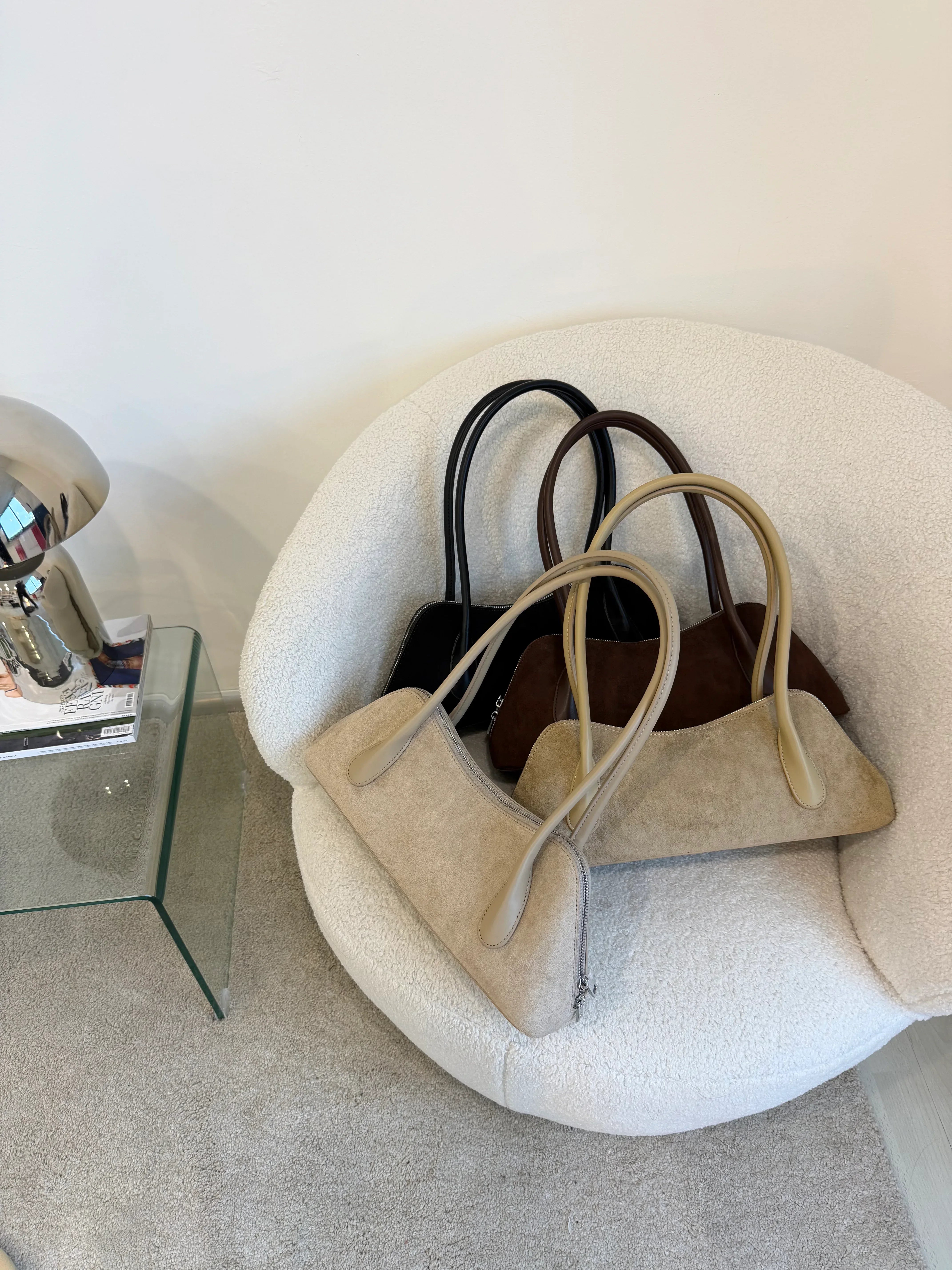 Borsa Amelia - suede - Les Soeurs 33