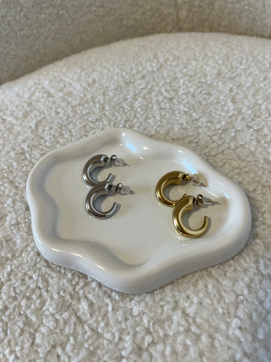 Orecchini - Circle fluid small