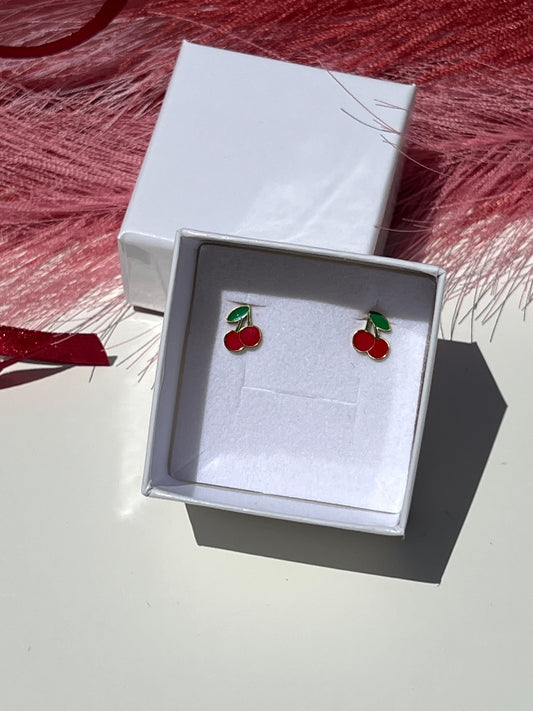 Orecchini piccoli cherry 🍒